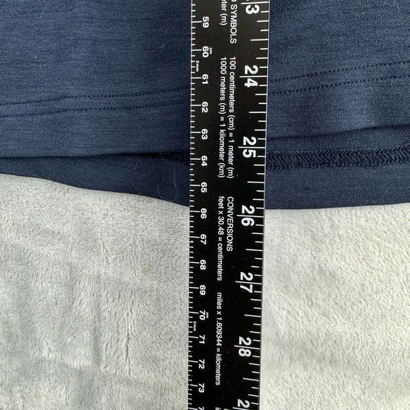 Smartwool Shirt Mens Medium Blue Base Layer MerinoMax Half-Zip Stretch Pocket - Picture 10 of 14